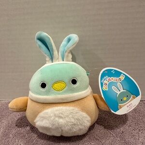 Squishmallow Avery the Mallard Duck Easter 2022 5” Inch Plush Kellytoy Blue